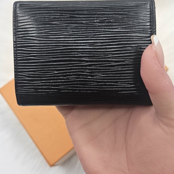 ❗SOLD❗Louis Vuitton Black Epi Compact Wallet - Picture 7 of 13